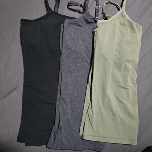 Stylish Women's Tank Tops in Black, Gray, and Green